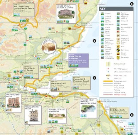 Grand Adventure Map: The ultimate map for planning amazing trips and travels around the UK (National Trust) [KSIĄŻKA]