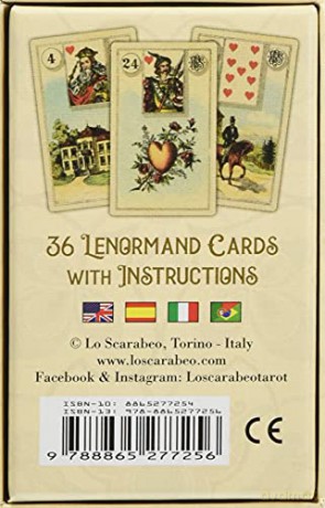 Grand Tableau Lenormand: 36 full colour tarot cards and instructions - Lo Scarabeo [KSIĄŻKA]