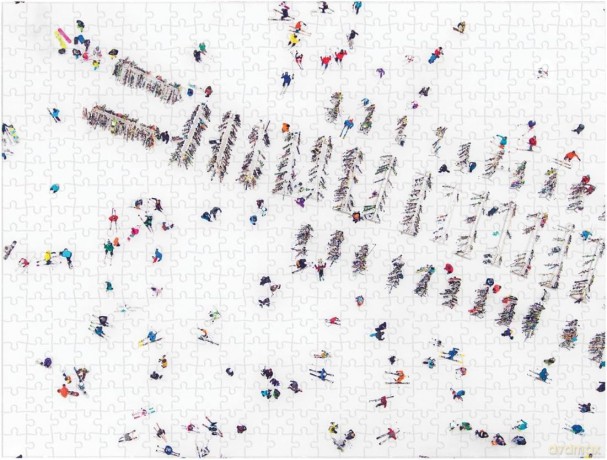 Gray Malin Snow 500 Piece Double-Sided Puzzle - Sarah McMenemy [PUZZLE]