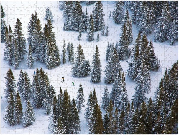 Gray Malin Snow 500 Piece Double-Sided Puzzle - Sarah McMenemy [PUZZLE]