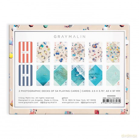 Gray Malin The Beach Playing Card Set - Galison [KSIĄŻKA]