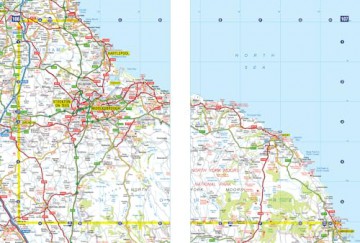 Great Britain A-Z Handy Road Atlas 2025 (A5 Spiral) - A-Z Maps [KSIĄŻKA]