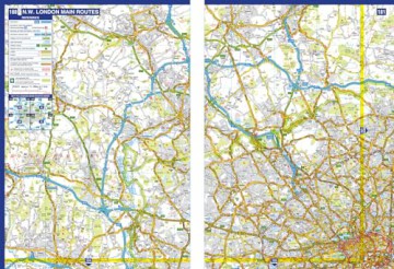 Great Britain A-Z Super Scale Road Atlas 2025 (A3 Spiral) - A-Z Maps [KSIĄŻKA]