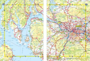 Great Britain A-Z Super Scale Road Atlas 2025 (A3 Spiral) - A-Z Maps [KSIĄŻKA]