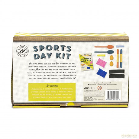Great Garden Games, Sports Day Kit - Create the ultimate Sports Day with these 50 outdoor Games - Sports Day Kit by Professor Puzzle. [KSIĄŻKA]