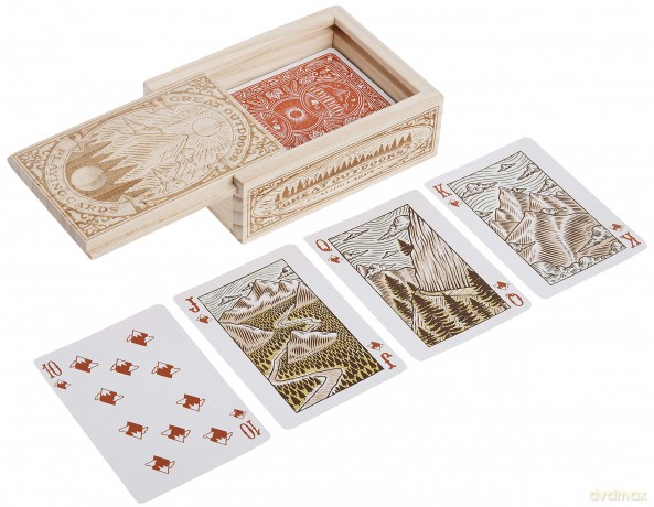 Great Outdoors Playing Cards: illustrated by Travis Pietsch - Travis Pietsch [KSIĄŻKA]