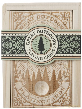 Great Outdoors Playing Cards: illustrated by Travis Pietsch - Travis Pietsch [KSIĄŻKA]
