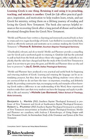 Greek for Life: Strategies for Learning, Retaining, and Reviving New Testament Greek - Benjamin L Merkle [KSIĄŻKA]