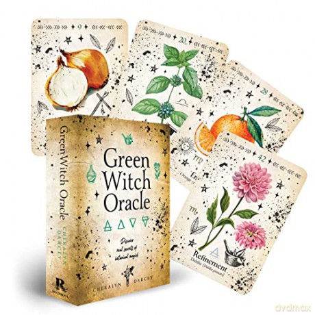 Green Witch Oracle Cards: Discover real secrets of Botanical Magick - Cheralyn Darcey [KSIĄŻKA]