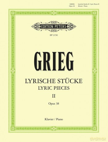 Grieg: Lyric Pieces Book 2 Op.38 (Piano Solo) (EP2150) - Edvard Grieg [KSIĄŻKA]