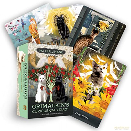 Grimalkin's Curious Cats Tarot: An 80-Card Deck and Guidebook - MJ Cullinane [KSIĄŻKA]