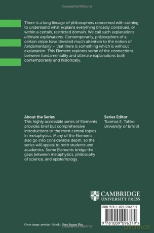 Grounding, Fundamentality and Ultimate Explanations (Elements in Metaphysics) - Bliss Ricki [KSIĄŻKA]