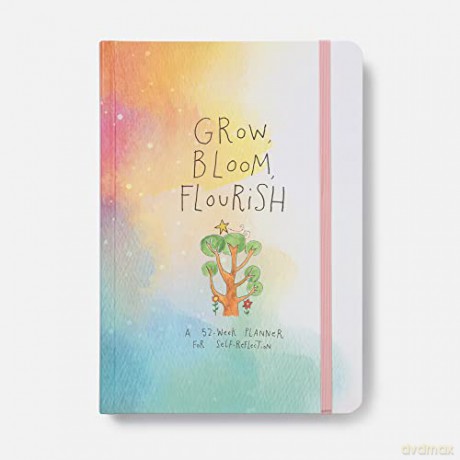 Grow, Bloom, Flourish: A 52-Week Planner for Self-Reflection (@bymariandrew) - Mari Andrew [KSIĄŻKA]
