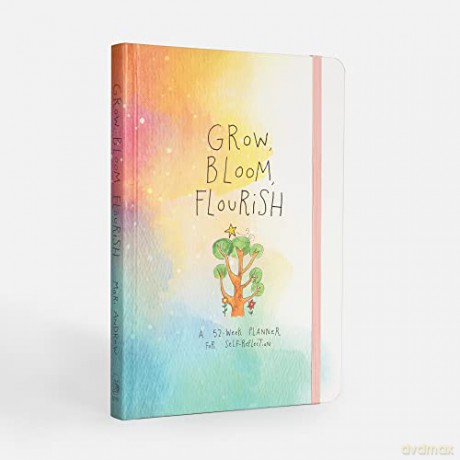 Grow, Bloom, Flourish: A 52-Week Planner for Self-Reflection (@bymariandrew) - Mari Andrew [KSIĄŻKA]