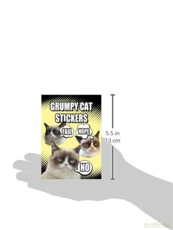 Grumpy Cat Stickers (Little Activity Books) - Grumpy Cat [KSIĄŻKA]