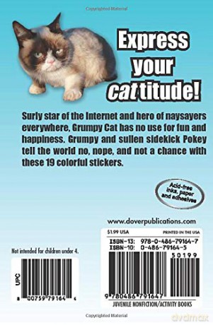 Grumpy Cat Stickers (Little Activity Books) - Grumpy Cat [KSIĄŻKA]