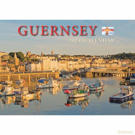 Guernsey A4 calendar - 2024 - Chris Andrews [KALENDARZ]