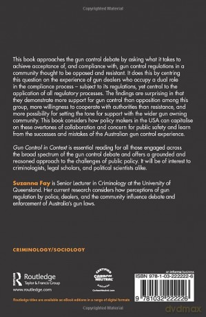 Gun Control in Context: Learning from the Australian Gun Control Experience - Suzanna Fay [KSIĄŻKA]