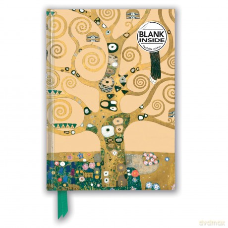 Gustav Klimt: Tree of Life (Foiled Blank Journal) (Flame Tree Blank Notebooks) - Flame Tree Studio [KSIĄŻKA]