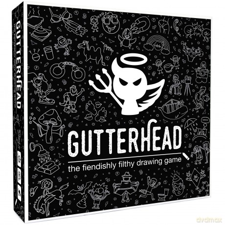 Gutterhead - The Fiendishly Filthy Drawing Game - The Adult Board Game of Hilariously Dirty Doodles from the Makers of Beat That! - Great Stocking Fillers - Fun Party Game for Adults [KSIĄŻKA]