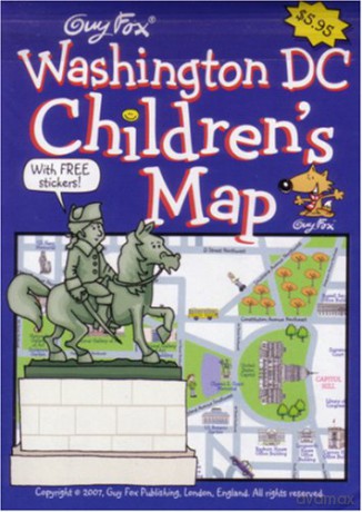 Guy Fox Washington DC Children's Map - Kourtney Harper [KSIĄŻKA]