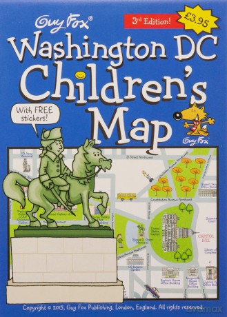 Guy Fox Washington DC Children's Map - Kourtney Harper [KSIĄŻKA]