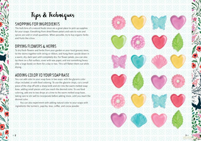 Handmade Soaps Kit: Learn to Make All-Natural Soaps - Includes everything you need to make over 20 soaps: 12 soap molds, 2 measuring spoons, 5 colors of glycerin, paper gift boxes, instruction book - Janice Cox [KSIĄŻKA]