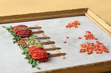 Hand-Stitched Oasis: Embroider Realistic Elements; Step-By-Step Guide with 35 Techniques - Theresa M Lawson [KSIĄŻKA]
