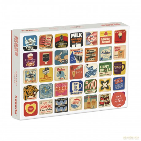 Happily Mats Design 1000 Piece Jigsaw Puzzle [PUZZLE]