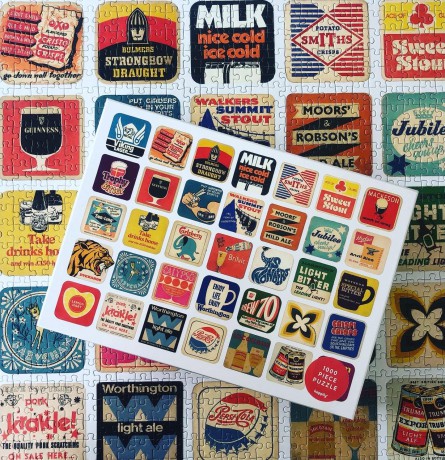 Happily Mats Design 1000 Piece Jigsaw Puzzle [PUZZLE]