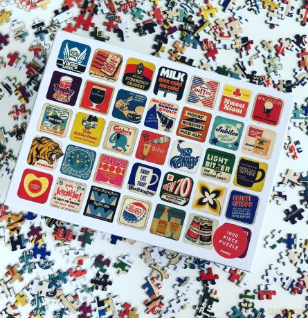 Happily Mats Design 1000 Piece Jigsaw Puzzle [PUZZLE]