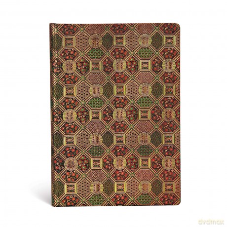 Hardcover Journals, Mandala, Lined: Lined Midi (Sacred Tibetan Textiles) - Paperblanks [KSIĄŻKA]