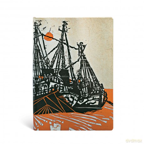 Hardcover Journals, Mooring, Lined (Alistair Bell Collection) - Paperblanks [KSIĄŻKA]