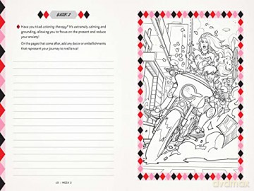 Harley Quinn: Resilient: The Official Guided Journal - Tee Franklin [KSIĄŻKA]