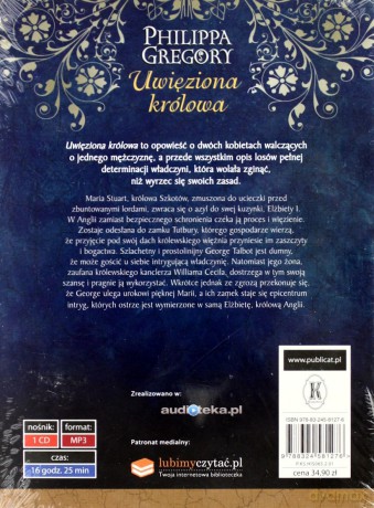 Uwięziona Królowa - Philippa Gregory (digipack) [Audiobook]