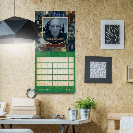 Harry Potter 2024 Calendar, Month To View Square Wall Calendar, Official Product - Danilo Promotions Ltd [KALENDARZ]