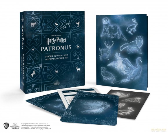 Harry Potter Patronus Guided Journal and Inspiration Card Set: Guided Journal and Correspondance Card Set - Donald Lemke [KALENDARZ]