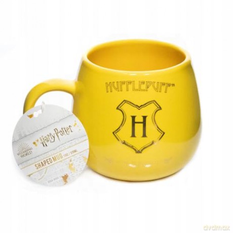 Harry Potter Shaped Mug (Hufflepuff Design) in Presentation Box, 315ml - Official Merchandise
