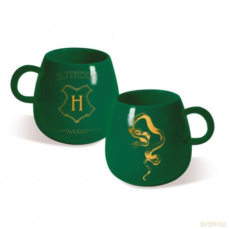 Harry Potter Shaped Mug (Slytherin Design) in Presentation Box, 315ml - Official Merchandise