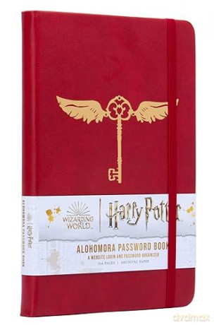 Harry Potter: Alohomora Password Book: A Website and Password Organizer [KSIĄŻKA]