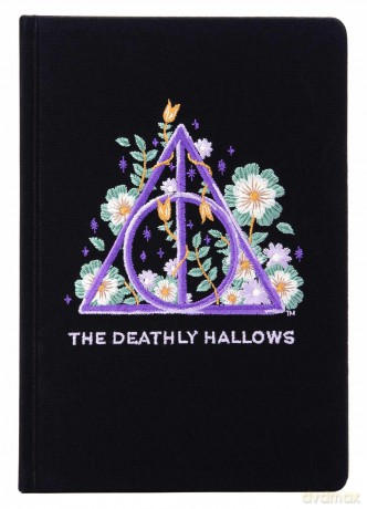 Harry Potter: Deathly Hallows Embroidered Journal - Insight Editions [KSIĄŻKA]