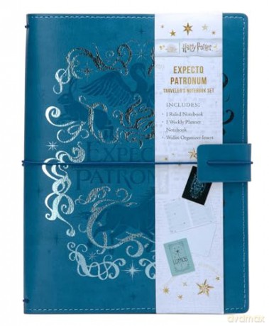 Harry Potter: Expecto Patronum Traveler's Notebook Set: (Refillable Notebook) - Insight Editions [KALENDARZ]