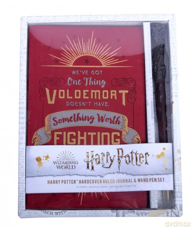 Harry Potter: Harry Potter Hardcover Ruled Journal and Wand Pen Set - Insight Editions [KSIĄŻKA]