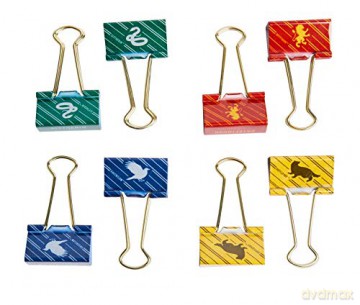 Harry Potter: Hogwarts Binder Clips: Set of 8 (Classic Collection): 0 - Insight Editions [KSIĄŻKA]