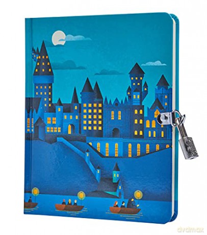 Harry Potter: Hogwarts Castle at Night Lock and Key Diary - Insight Editions [KOMIKS]