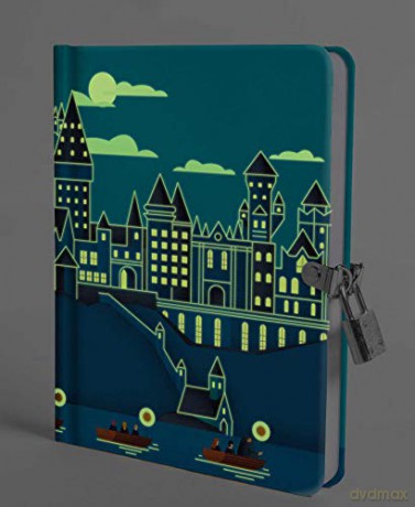 Harry Potter: Hogwarts Castle at Night Lock and Key Diary - Insight Editions [KOMIKS]