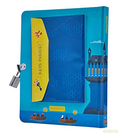 Harry Potter: Hogwarts Castle at Night Lock and Key Diary - Insight Editions [KOMIKS]