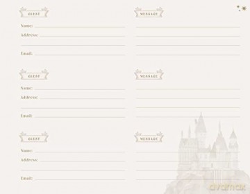 Harry Potter: Hogwarts Guest Book - Insights [KSIĄŻKA]