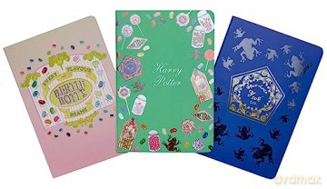 Harry Potter: Honeydukes Planner Notebook Collection (Set of 3): (Harry Potter School Planner School, Harry Potter Gift, Harry Potter Stationery, Undated Planner) - Insight Editions [KALENDARZ]