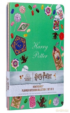 Harry Potter: Honeydukes Planner Notebook Collection (Set of 3): (Harry Potter School Planner School, Harry Potter Gift, Harry Potter Stationery, Undated Planner) - Insight Editions [KALENDARZ]